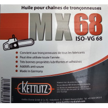 Huile de chaîne de tronçonneuse KETTLITZ-MX68 Minérale - 1000 Litres ISO VG 68