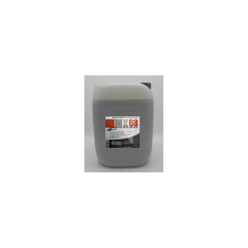 Huile de chaîne de tronçonneuse KETTLITZ-MX68 Minérale - 20 Litres ISO VG 68
