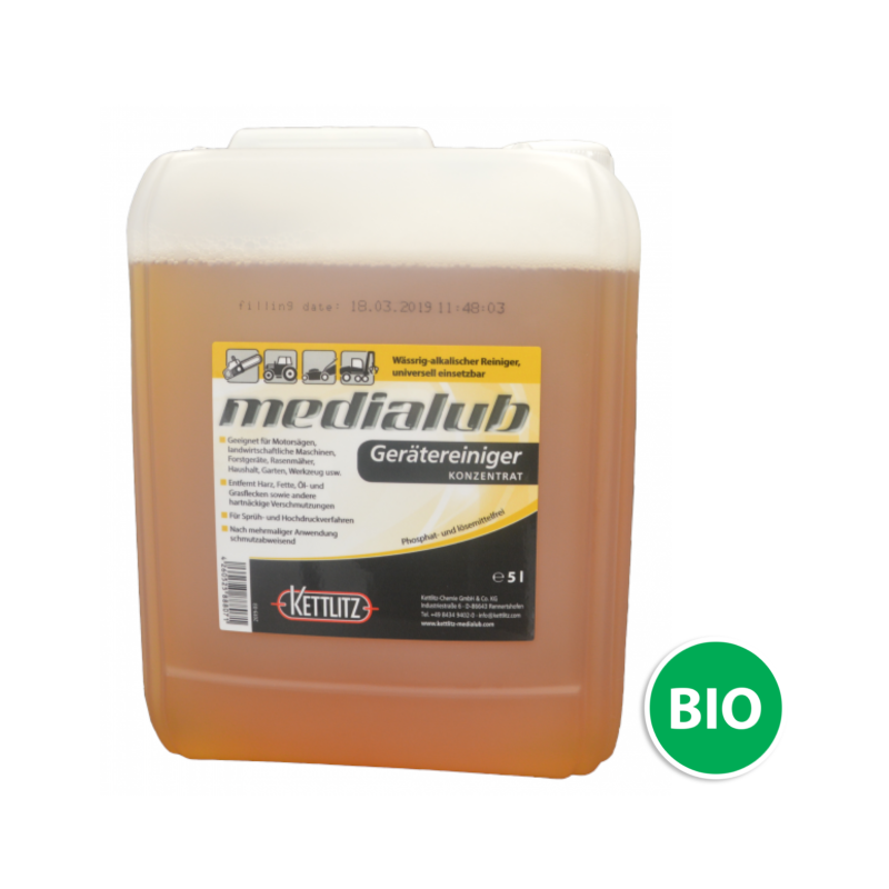 Nettoyant universel alcalin concentré à base aqueuse KETTLITZ-Medialub Equipment Cleaner - 5 Litres
