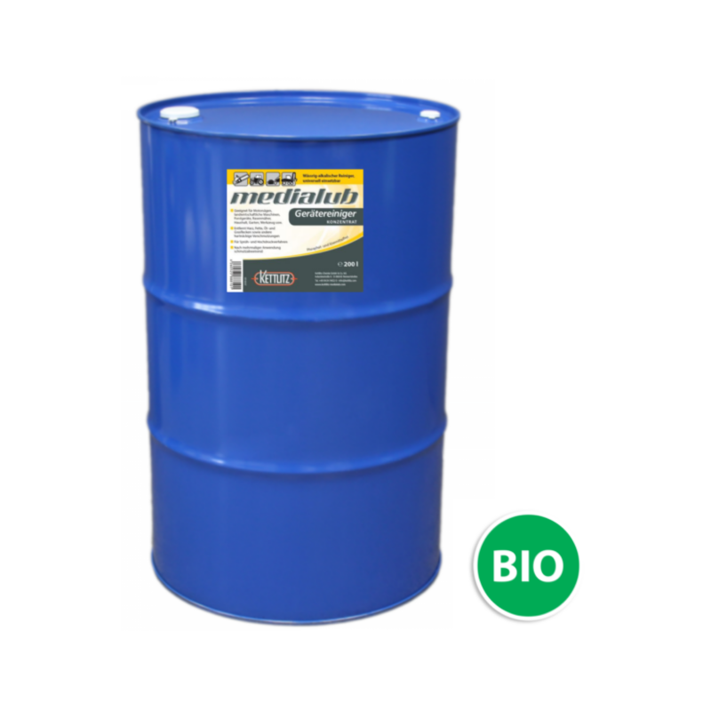 Nettoyant universel alcalin concentré à base aqueuse KETTLITZ-Medialub Equipment Cleaner - 200 Litres