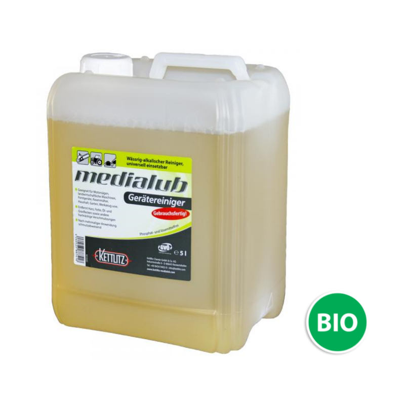 Nettoyant universel alcalin prêt à l'emploi à base aqueuse KETTLITZ-Medialub Equipment Cleaner - 5 Litres