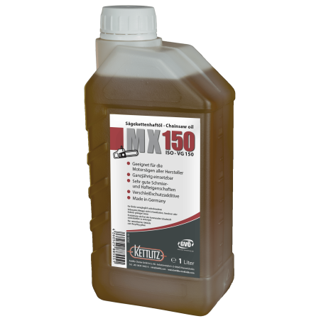 Bidon d'huile de chaîne minérale KETTLITZ-MX150 - 1 Litre