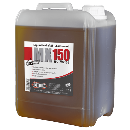 Bidon d'huile de chaîne minérale KETTLITZ-MX150 - 5 Litres