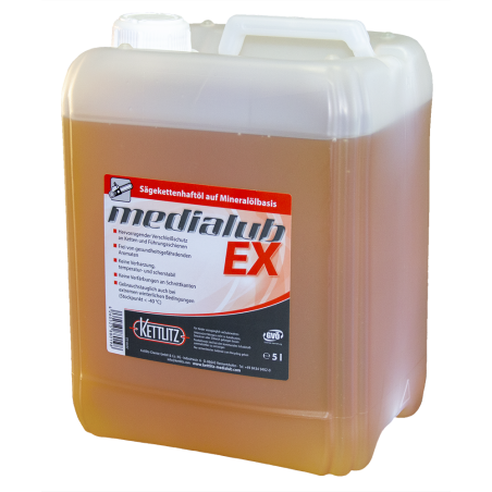 Bidon d'huile de chaîne minérale KETTLITZ-Medialub EX - 5 Litres