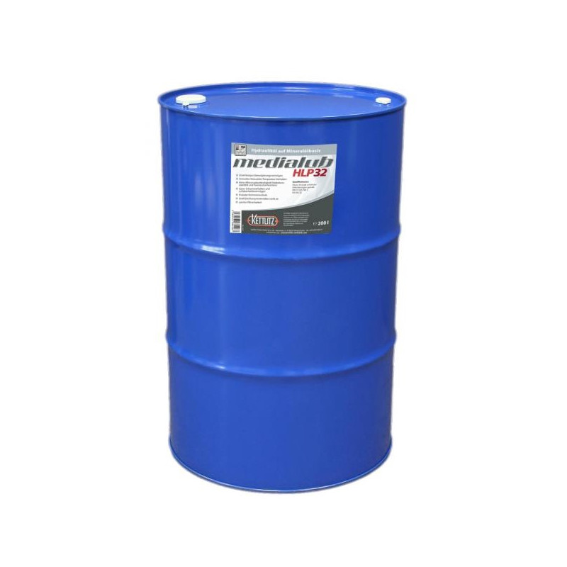 Huile hydraulique KETTLITZ-Medialub HLP 32 - 200 litres Huile hydraulique KETTLITZ-Medialub HLP 32 - 200 litres
