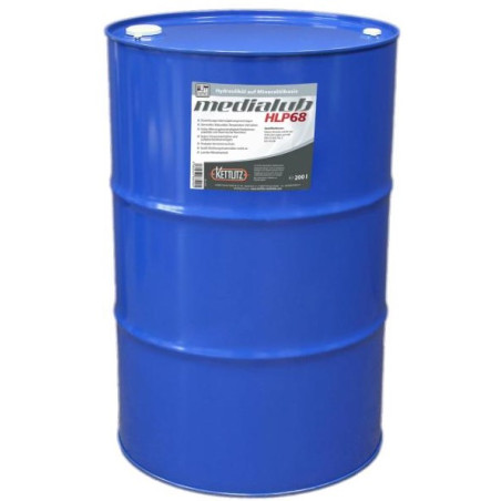 Fût d'huile hydraulique KETTLITZ-Medialub HLP 68 - 200 Litres