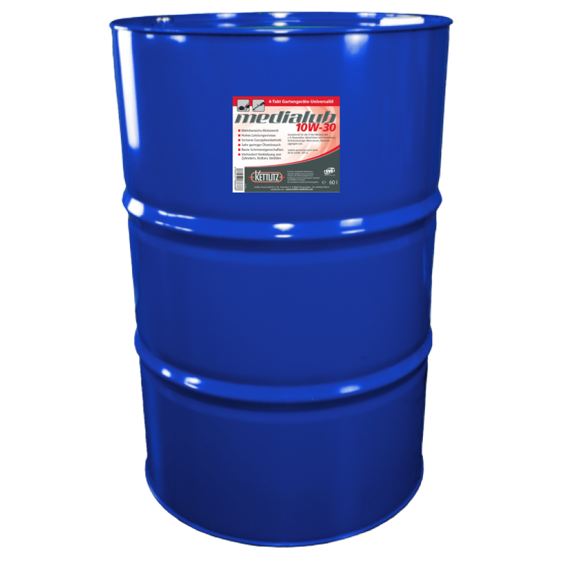 Huile moteur universelle KETTLITZ-Medialub 10W30 - 60 Litres Huile moteur universelle KETTLITZ-Medialub 10W30 - 60 Litres