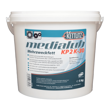 Seau de graisse multi-usage KP 2 K-30 KETTLITZ-Medialub - 5kg