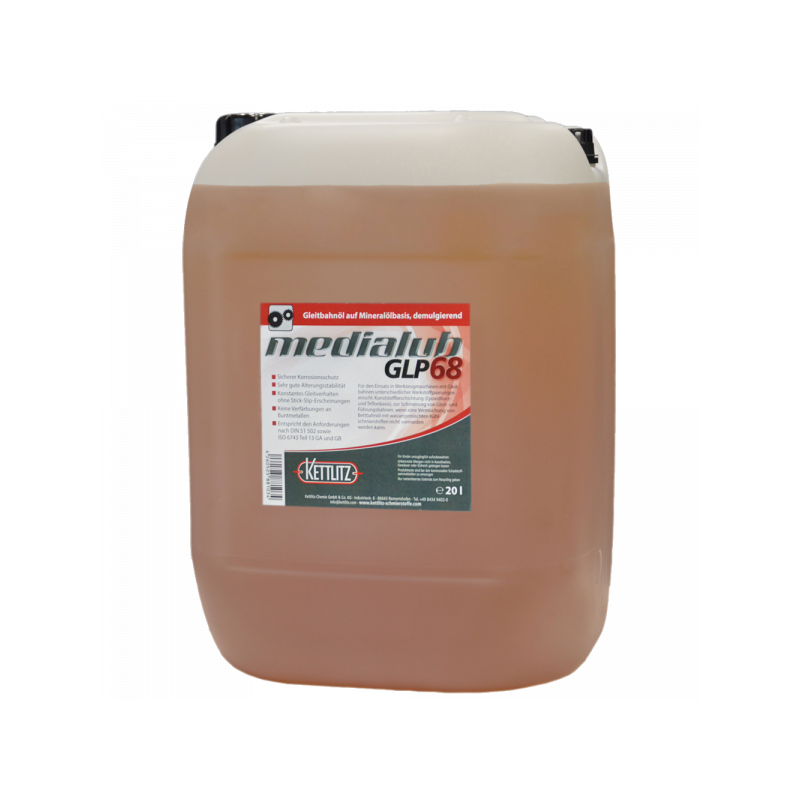Huile pour machines-outils KETTLITZ-Medialub GLP 68 - 20 Litres