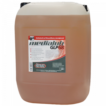 Bidon d'huile pour machines-outils KETTLITZ-Medialub GLP 68 - 20 Litres