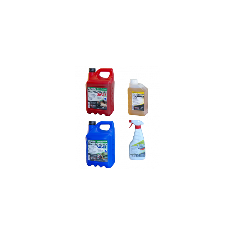 MEDIALUB GARTEN MIX - 5 litres de SK-2T, 5 litres de SK-4T, 1 litre de nettoyant + 1 vaporisateur de 0,75 l