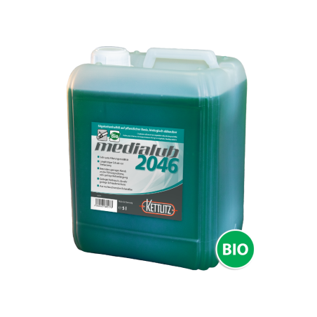 Bidon d' huile de chaîne KETTLITZ-Medialub 2046 Biodégradable - 5  Litres