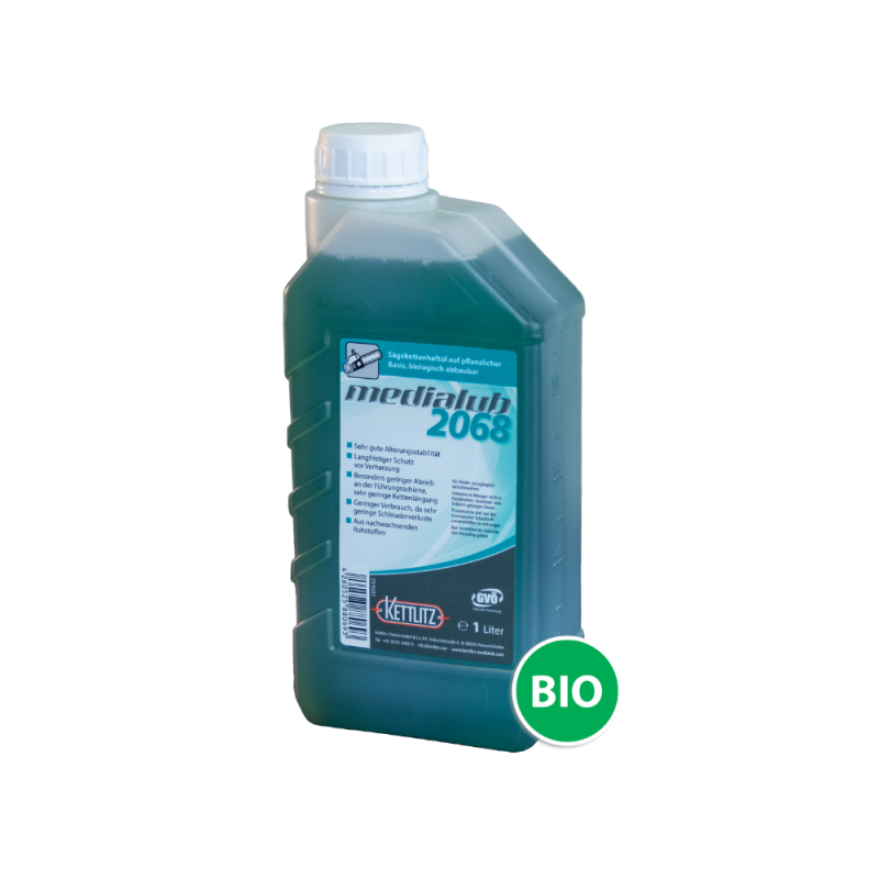 Huile de chaîne de tronçonneuse KETTLITZ-Medialub 2068 Biodégradable - 1 Litre ISO VG 68